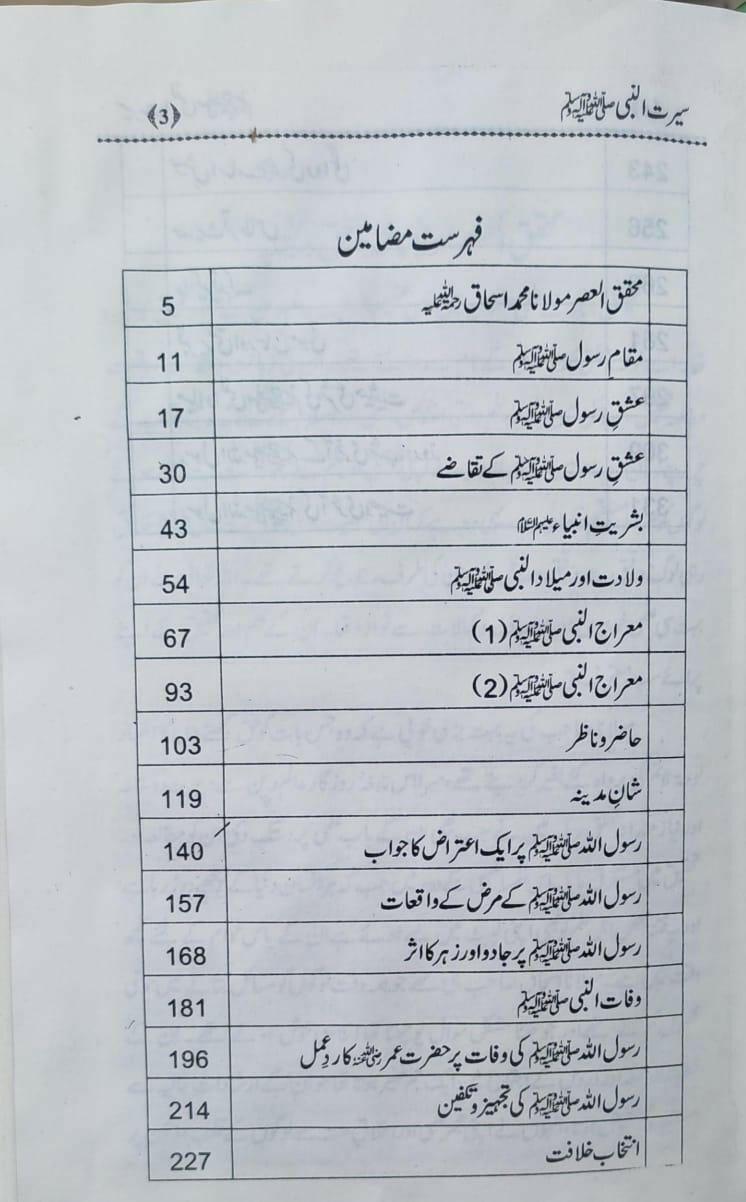 Seerat un Nabi (SAW)