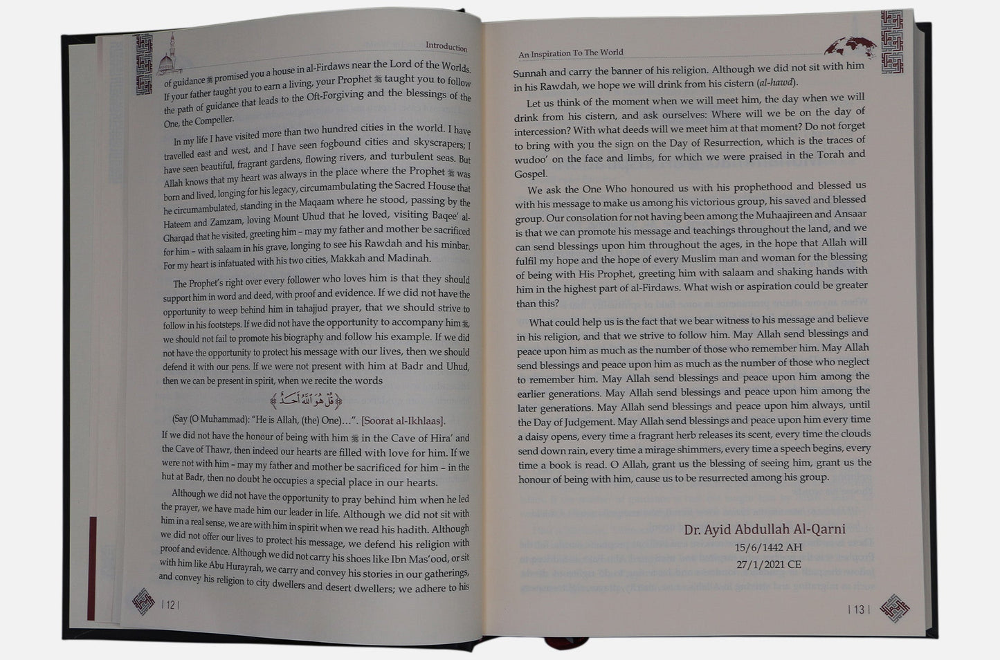 An Inspiration to the World