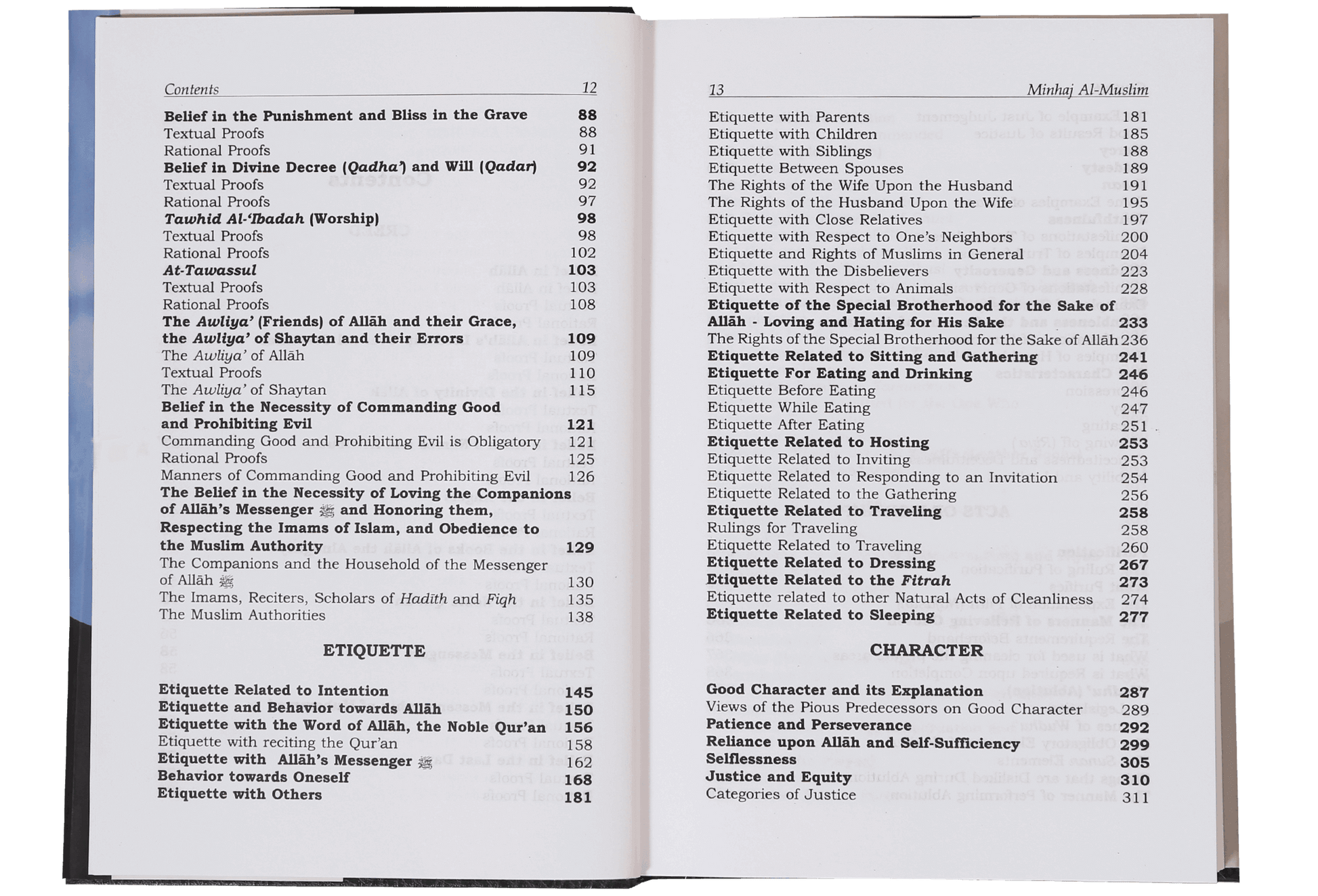 Minhaj Al Muslim (2 Volumes Set - English)