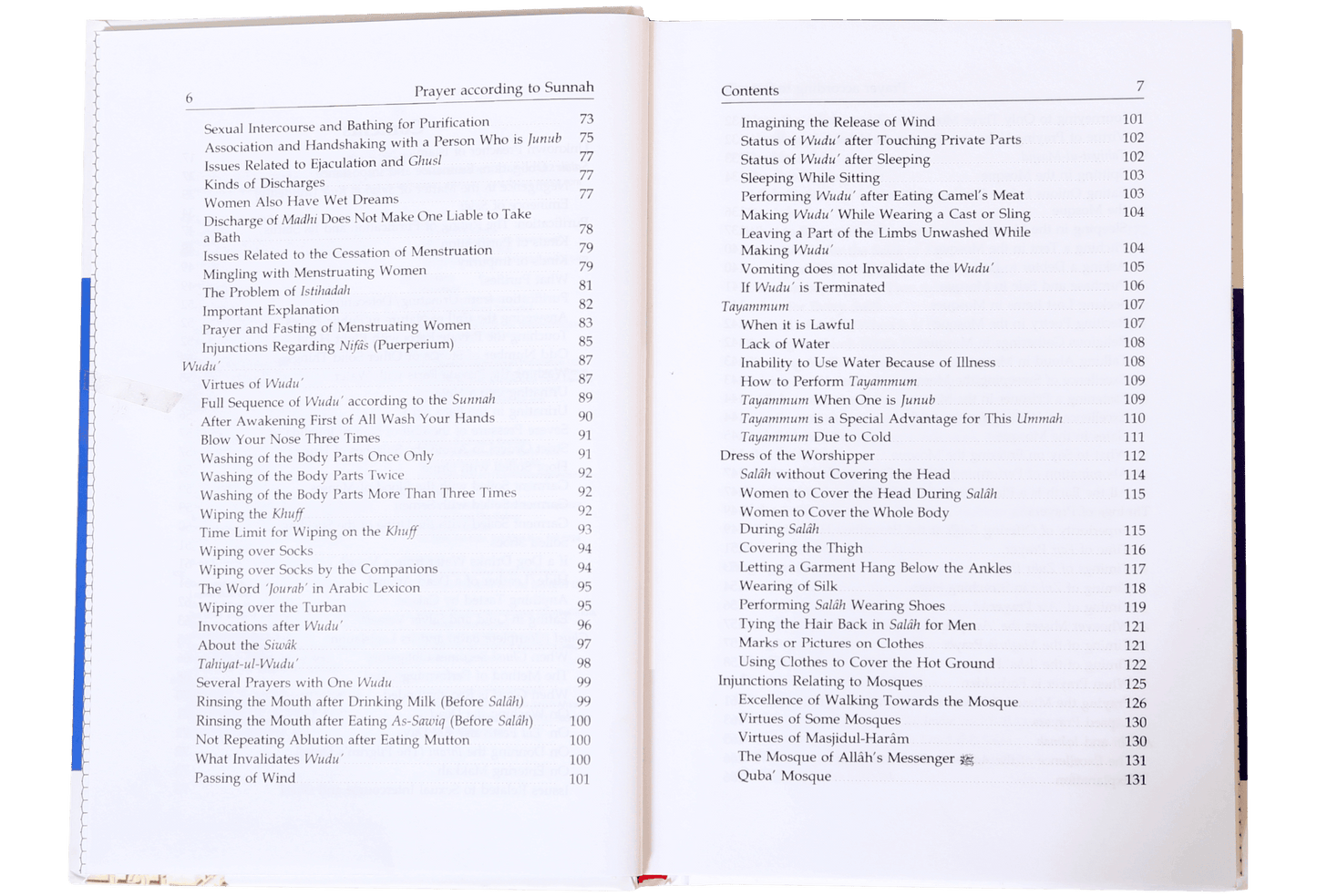 Prayer According to the Sunnah