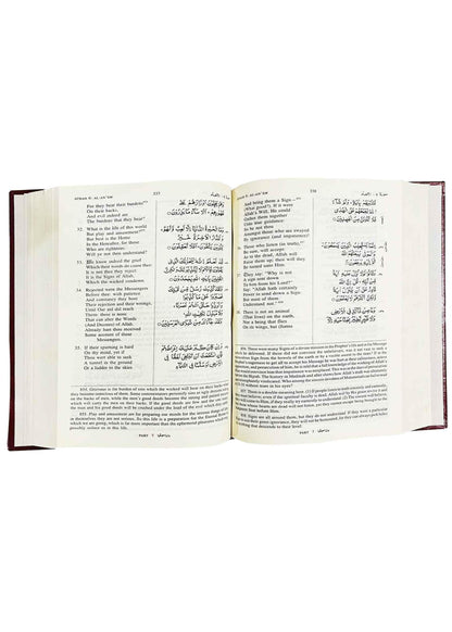 The Holy Quran (Arabic Text, English Translation & Commentary)