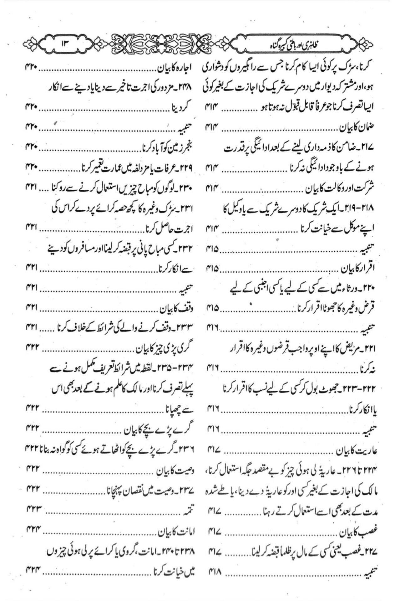 Zahri aur Batni Kabira Gunah